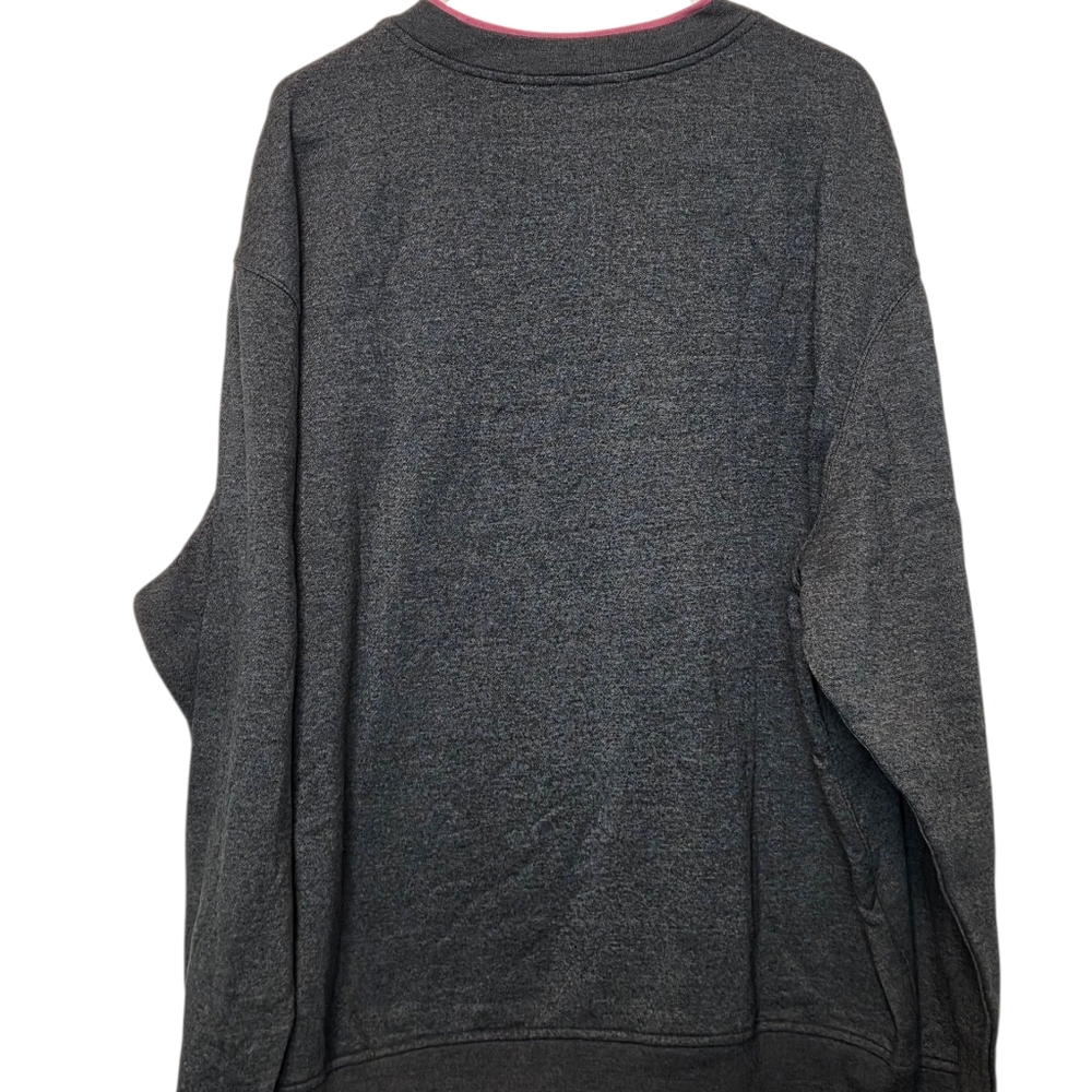 Feathers Dark Gray Floral Women's Sweater - Picture 2 of 13